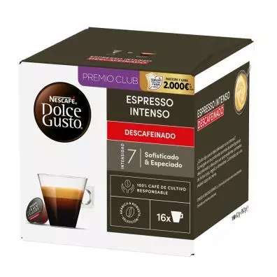 Cápsulas de café Nestlé ESPRESSO INTENSO DESCAFEINADO 3X16CAP